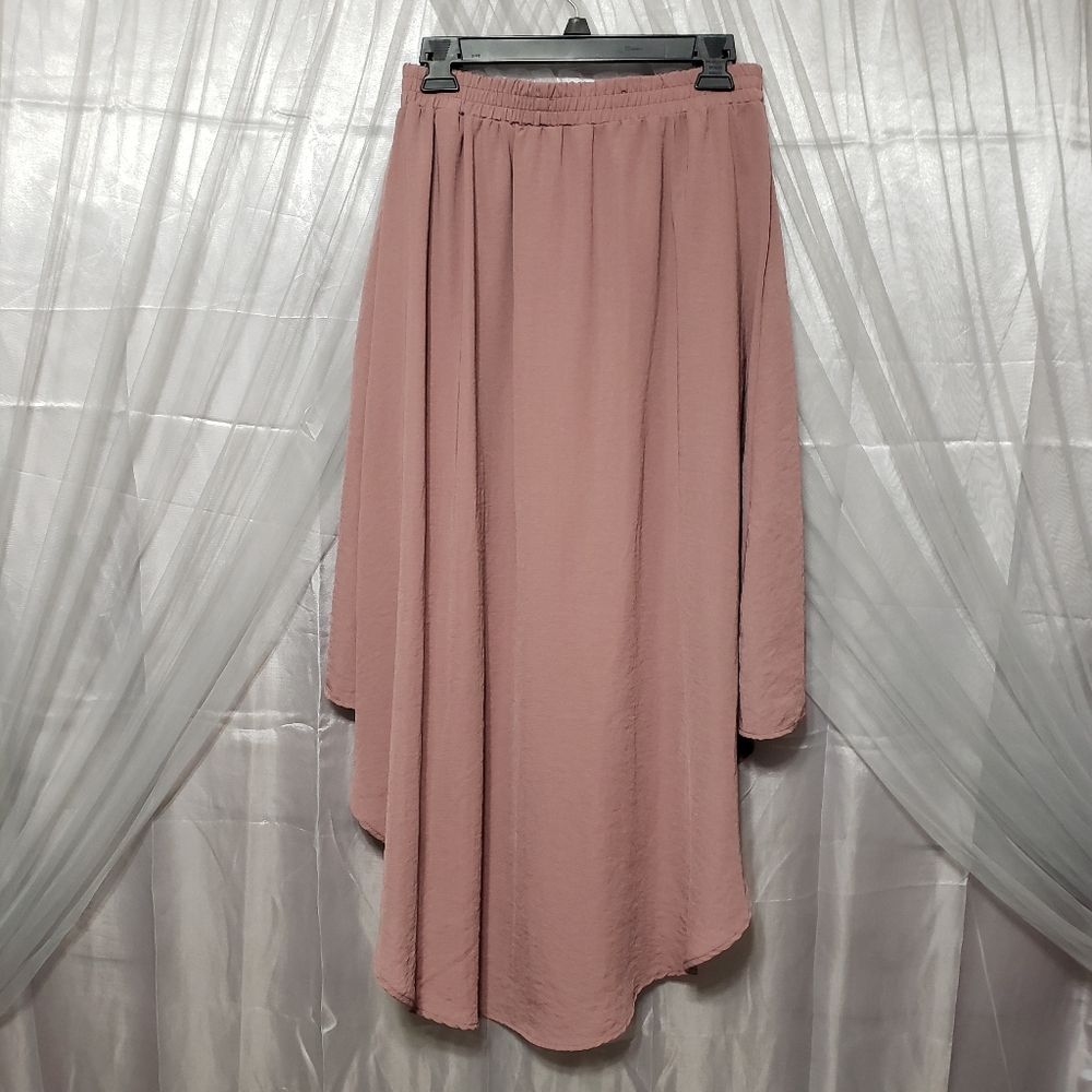 First Love NWT Sz L Overlay Dress Shorts MaxiSkirt - Picture 7 of 10